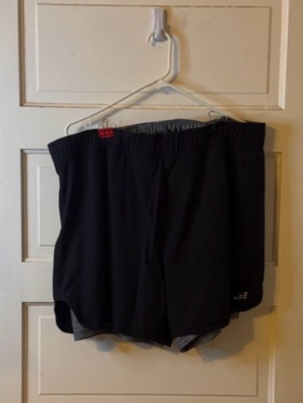 bcg Black Women's Athletic Shorts with Inner Liner
